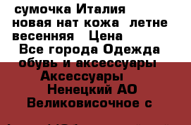 сумочка Италия Terrida  новая нат.кожа  летне -весенняя › Цена ­ 9 000 - Все города Одежда, обувь и аксессуары » Аксессуары   . Ненецкий АО,Великовисочное с.